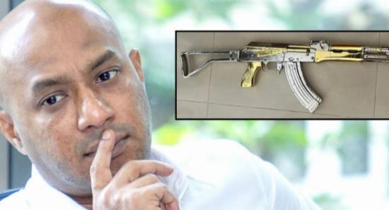 Gold-Painted Rifle: Duminda Released on Bail